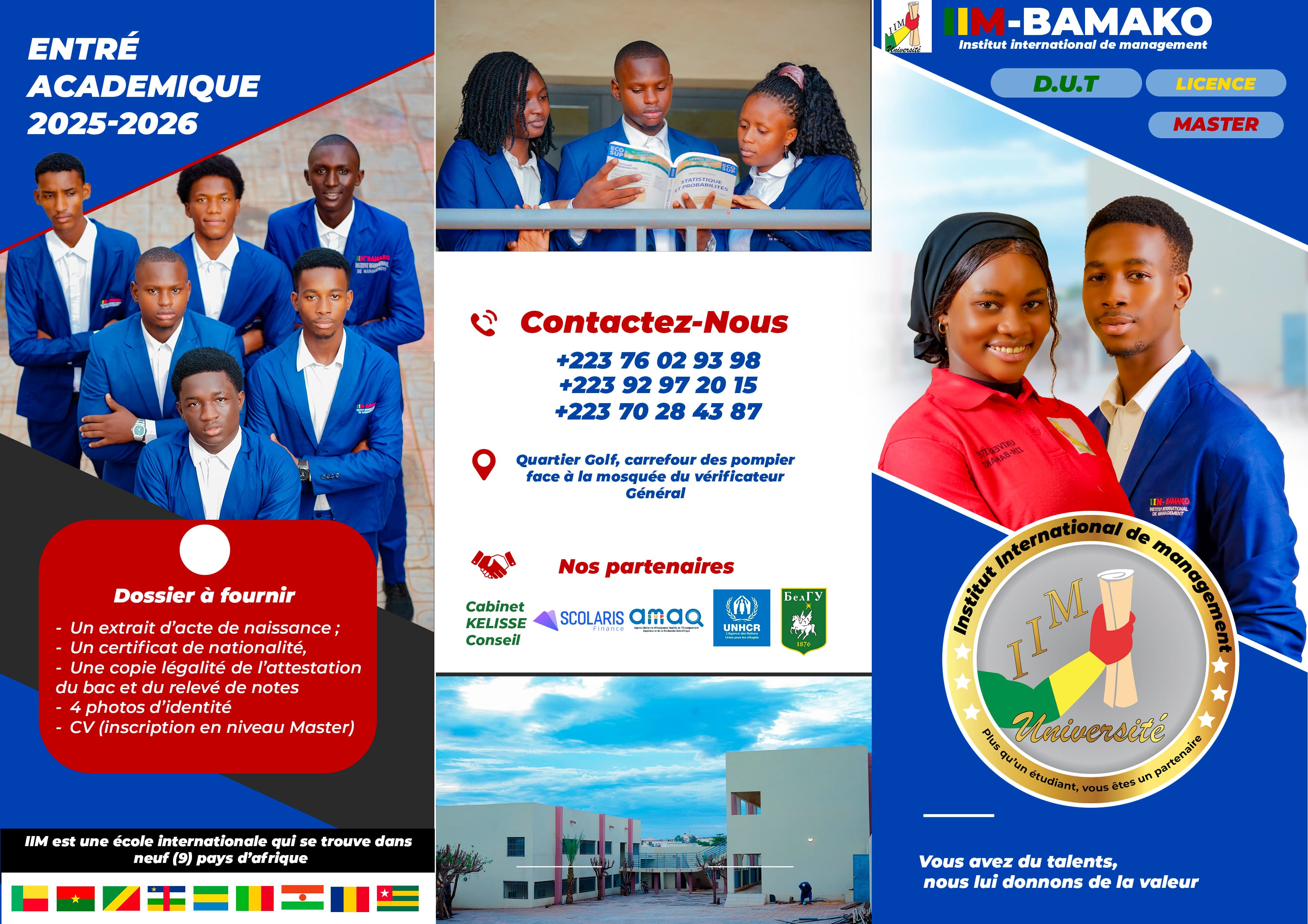 Processus d'admission et de candidature